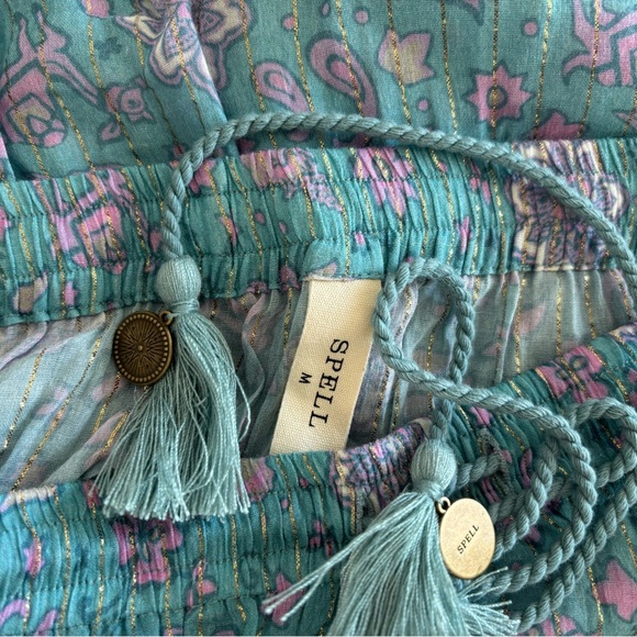 SPELL Lovers Beach ~ Lover's Beach Maxi Skirt And Top Two Piece Set in Paradise - Picture 6 of 16